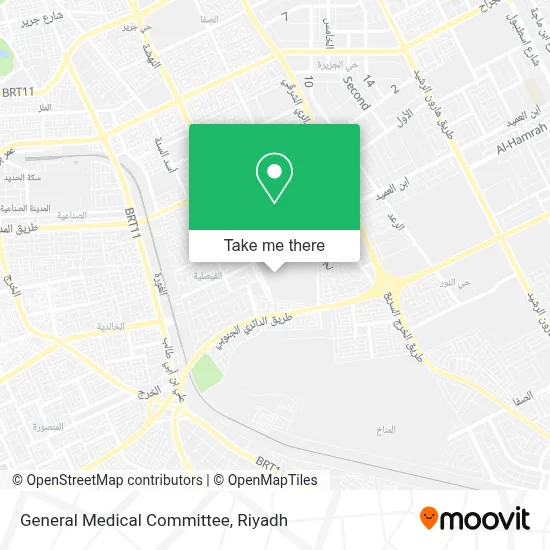 General Medical Committee map