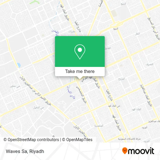 Waves Sa map