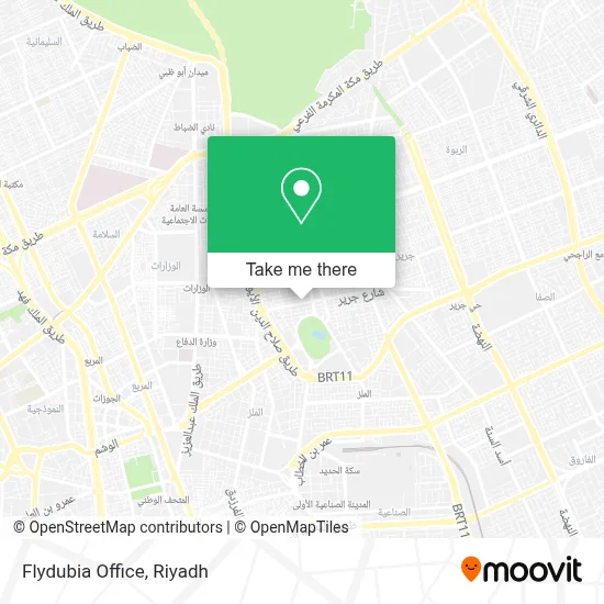 Flydubia Office map