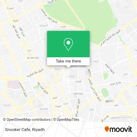 Snooker Cafe map