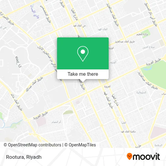 Rootura map