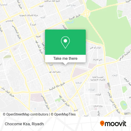 Chocome Ksa map