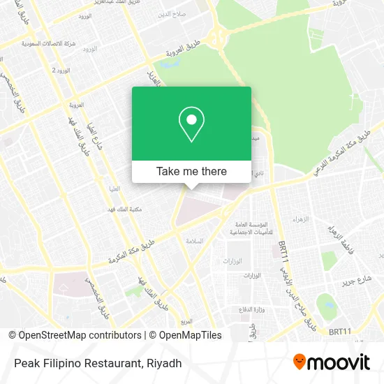 Peak Filipino Restaurant map