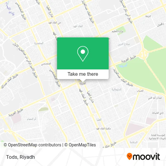 Tods map