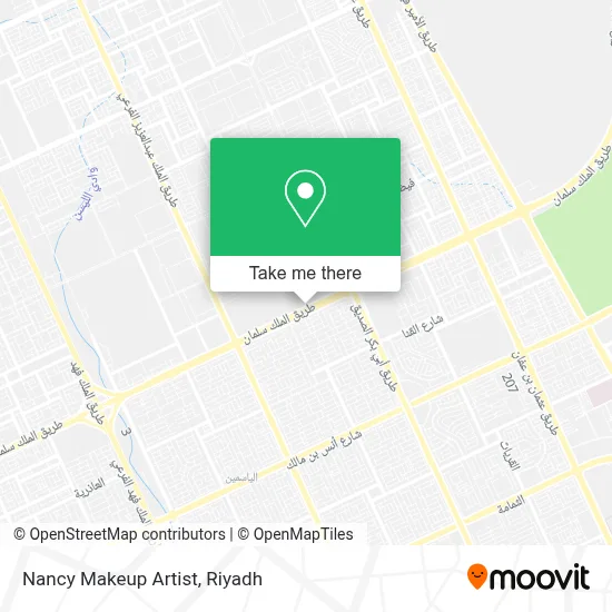 Nancy Makeup Artist map
