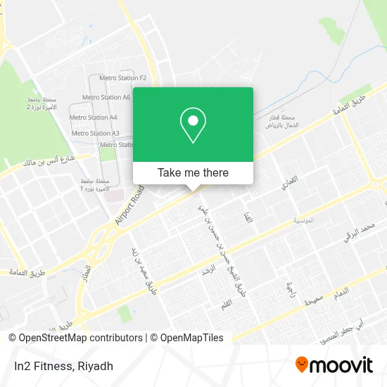 In2 Fitness map