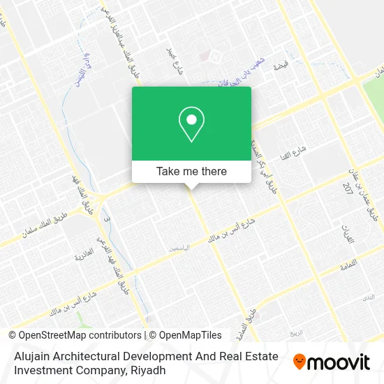 Alujain Architectural Development And Real Estate Investment Company map