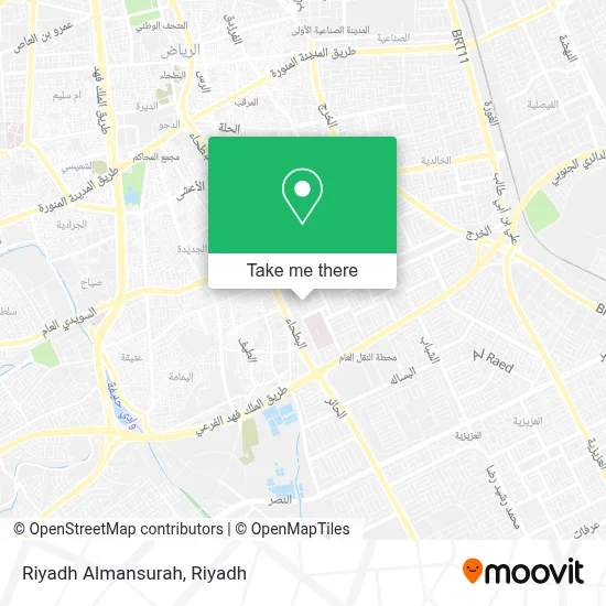 Riyadh Almansurah map