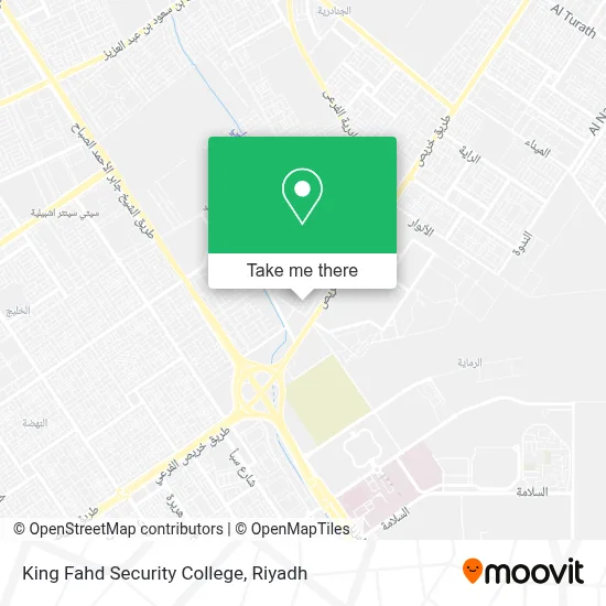 King Fahd Security College map
