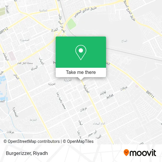 Burgerizzer map