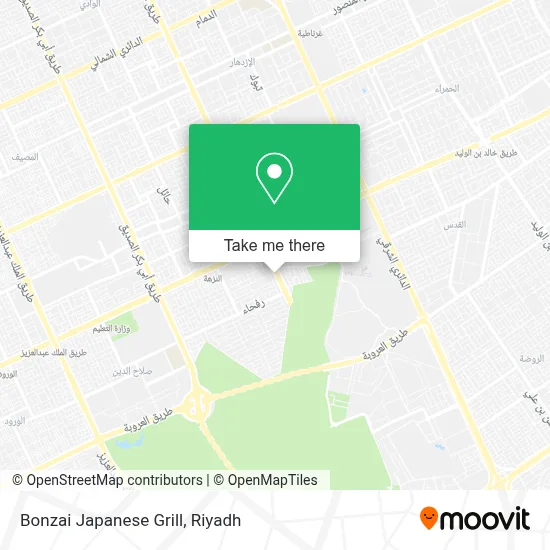 Bonzai Japanese Grill map