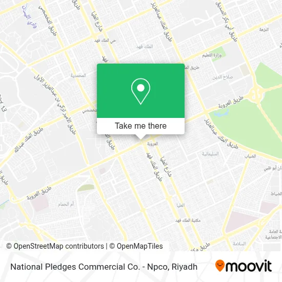 National  Pledges Commercial Co. - Npco map