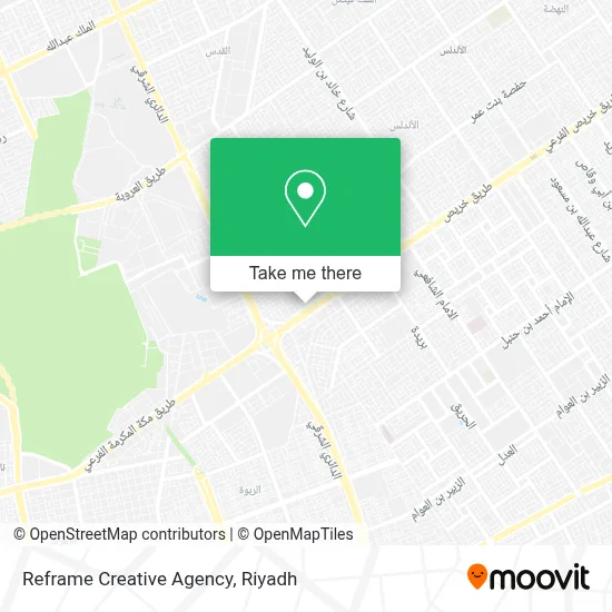 Reframe Creative Agency map