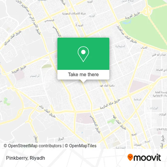 Pinkberry map