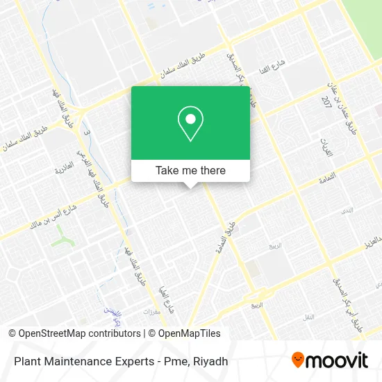 Plant Maintenance Experts - Pme map