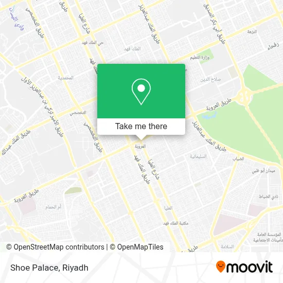 Shoe Palace map