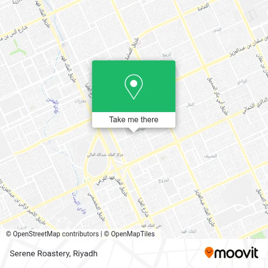 Serene Roastery map
