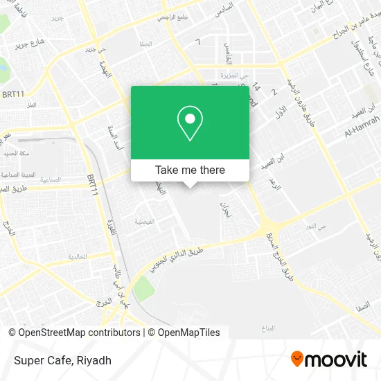Super Cafe map