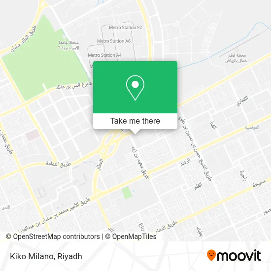 Kiko Milano map