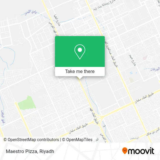 Maestro Pizza map