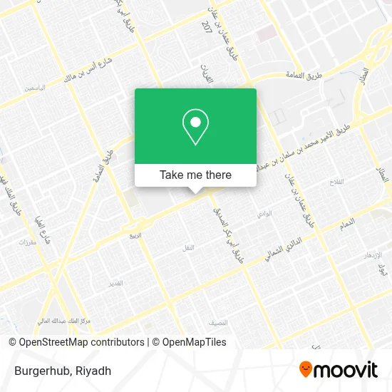 Burgerhub map