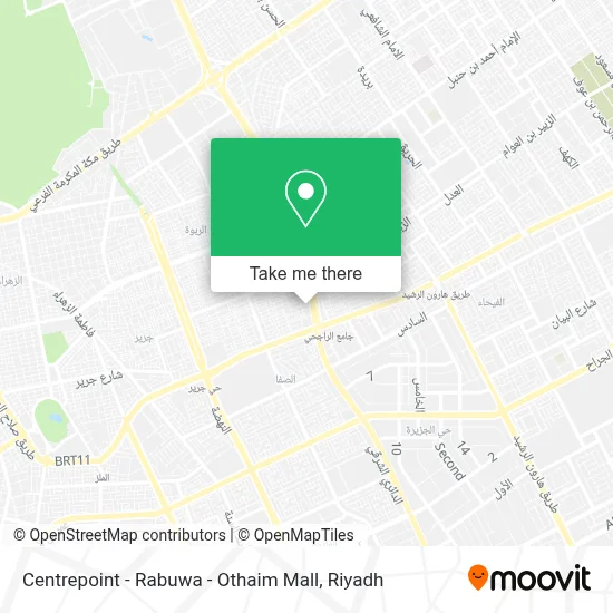 Centrepoint - Rabuwa - Othaim Mall map