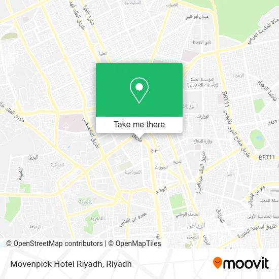 Movenpick Hotel Riyadh map