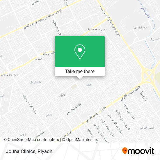 Jouna Clinics map