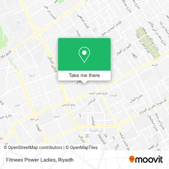 Fitnees Power Ladies map