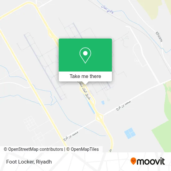 Foot Locker map