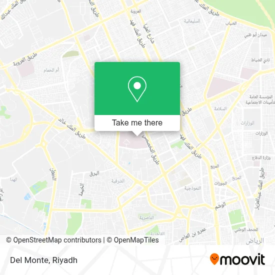 Del Monte map