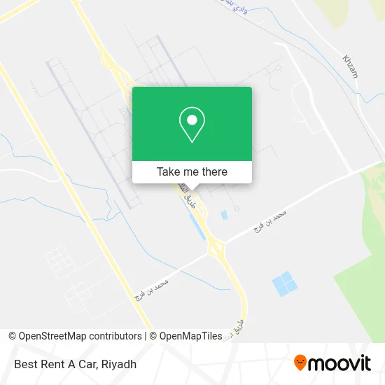 Best Rent A Car map