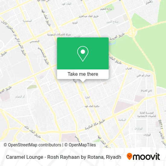 Caramel Lounge - Rosh Rayhaan by Rotana map