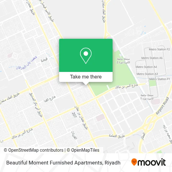 Beautiful Moment Furnished Apartments map