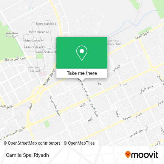Camila Spa map