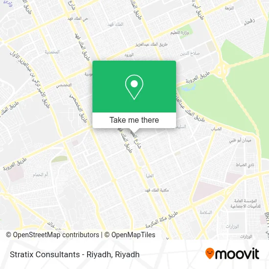 Stratix Consultants - Riyadh map