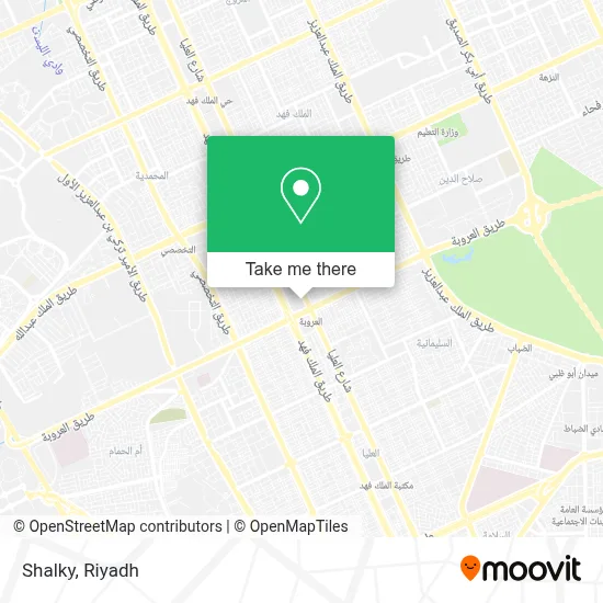 Shalky map