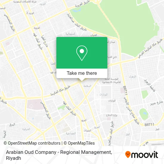Arabian Oud Company - Regional Management map
