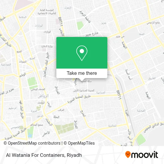 Al Watania For Containers map