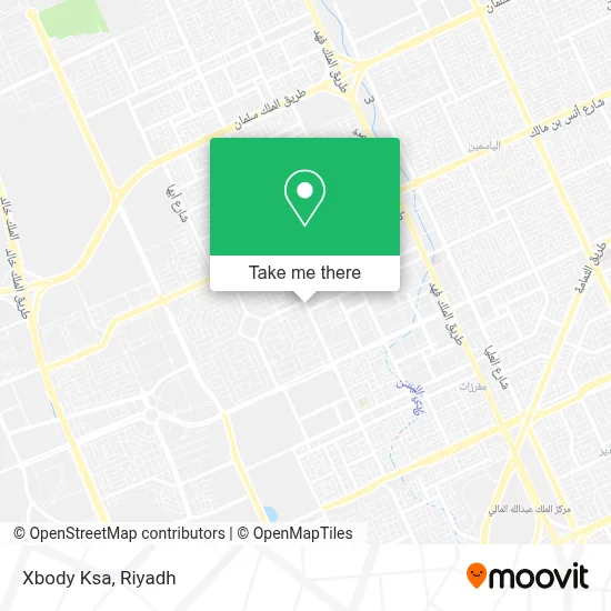 Xbody Ksa map
