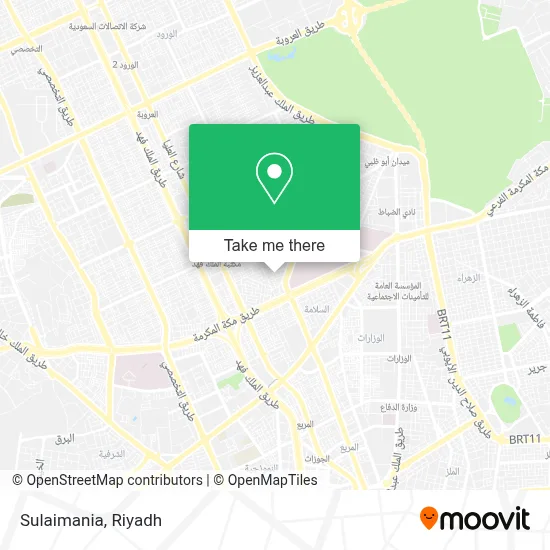 Sulaimania map