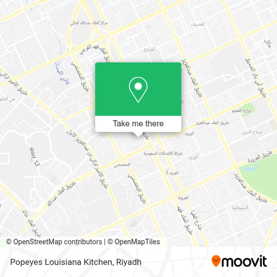 Popeyes Louisiana Kitchen map