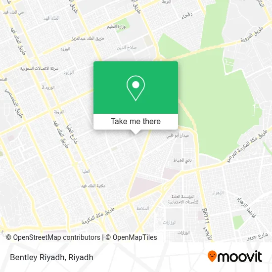 Bentley Riyadh map