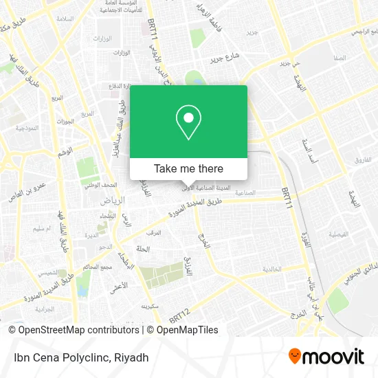 Ibn Cena Polyclinc map