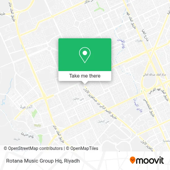 Rotana Music Group Hq map