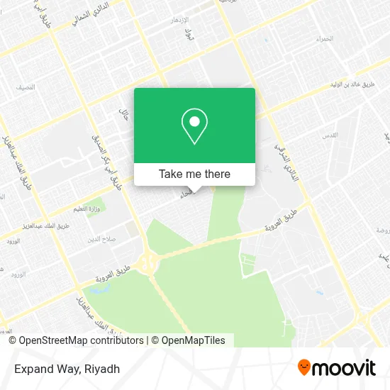 Expand Way map