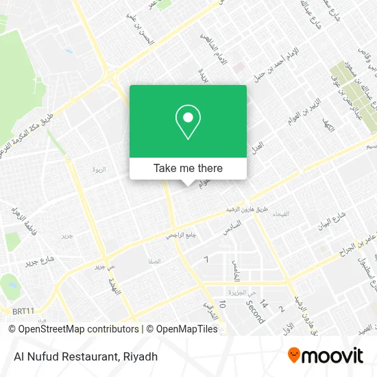 Al Nufud Restaurant map