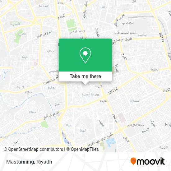 Mastunning map