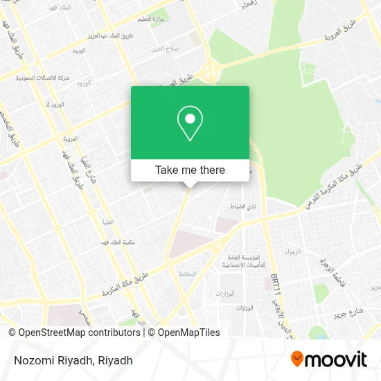 Nozomi Riyadh map