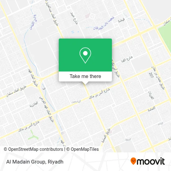 Al Madain Group map